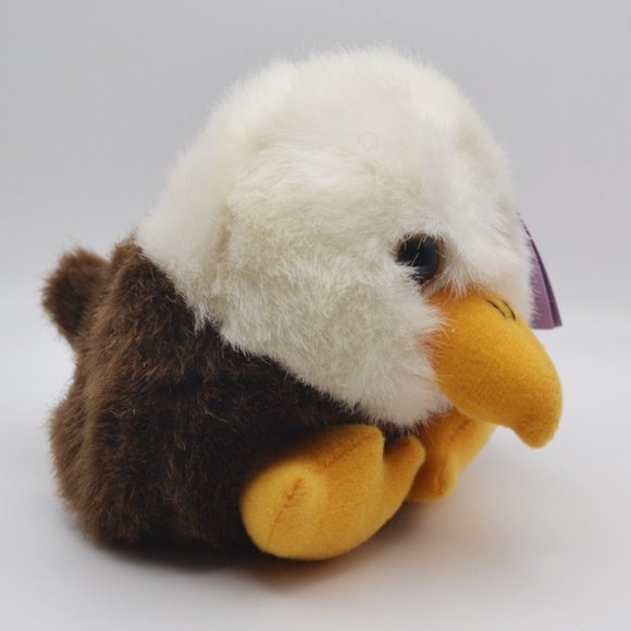 Baldwin the Eagle Puffkins by Swibco Style 6658 Bean Bag Plush - Picture 2 of 8